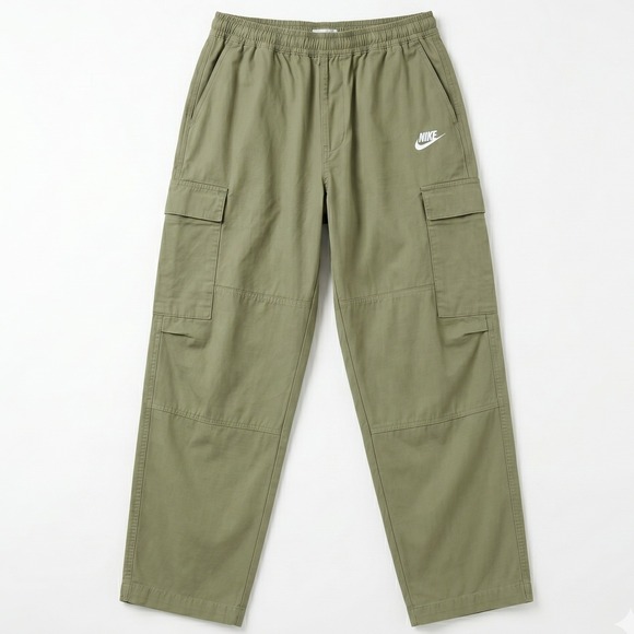 Nike Pants - Nike Sportswear Cargo Pants Olive Green Cotton Womens Size Large DJ0386